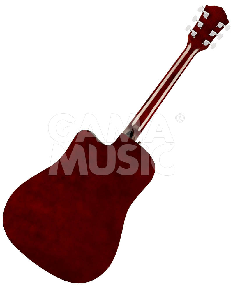 Guitarra Electroacústica Fender 0971113221 FA-125CE Dread Natual Wn