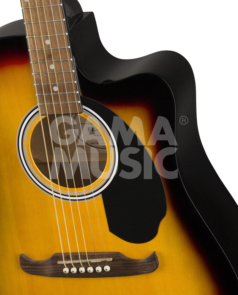 Guitarra Electroacústica Fender 0971113532 FA-125CE Dreadnought Sunburst