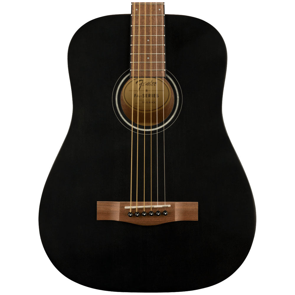 Guitarra Acústica FA-15 3/4 Steel with Gig Bag Black FENDER 0971170106