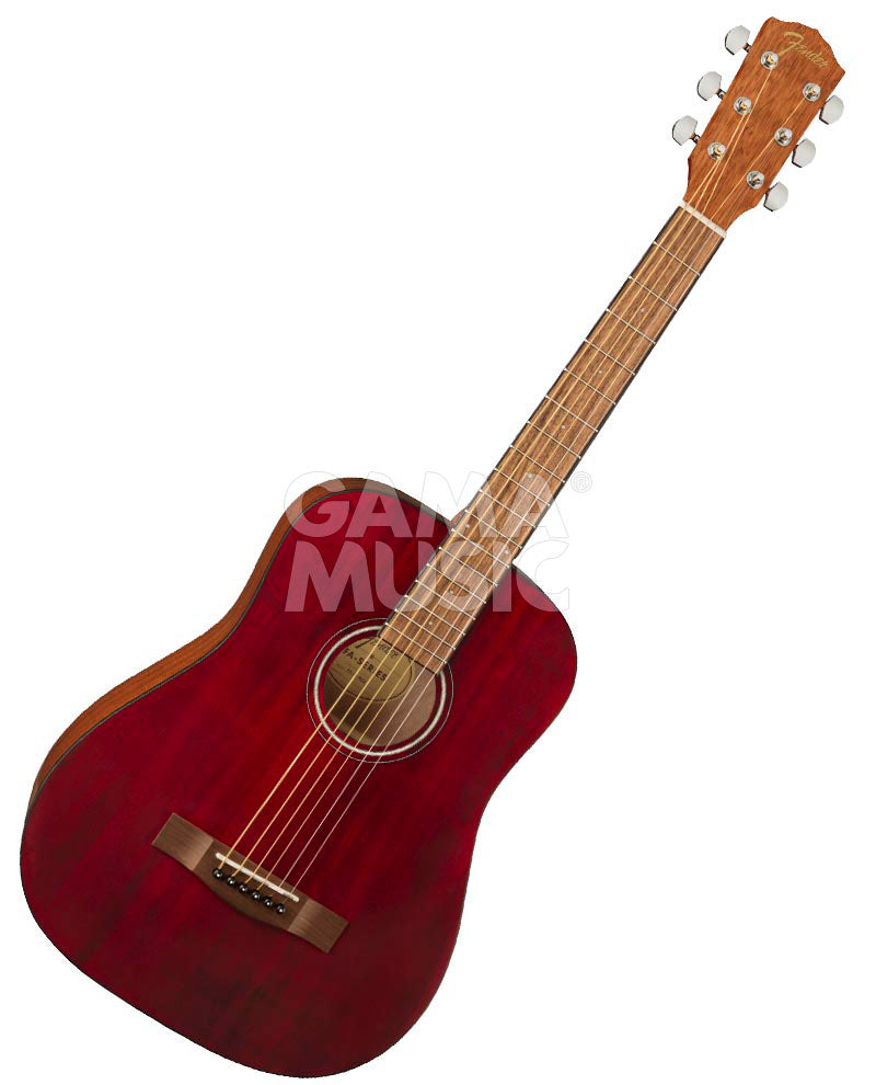 Guitarra Acústica FA-15 3/4 Steel with Gig Bag Red FENDER 0971170170