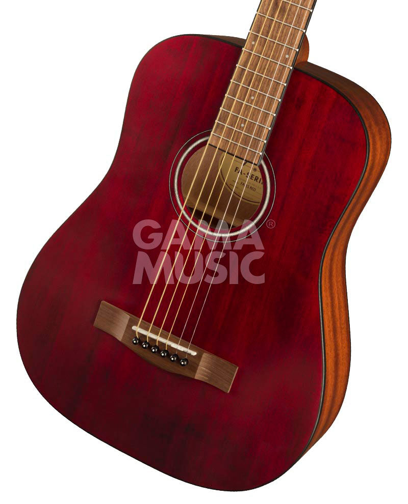 Guitarra Acústica FA-15 3/4 Steel with Gig Bag Red FENDER 0971170170