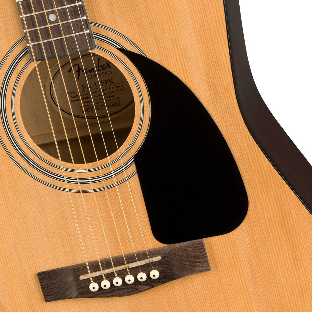 Paquete Guitarra Acústica Fender Fa-115 Dreadnought Walnut 0971210721