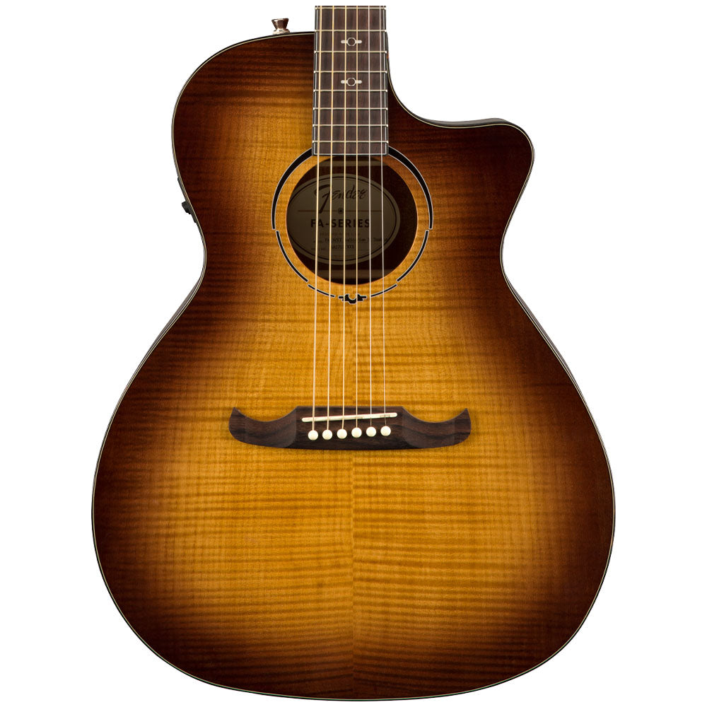 Guitarra Electroacústica FA-345CE Auditorium Tea Burst FENDER 0971343064