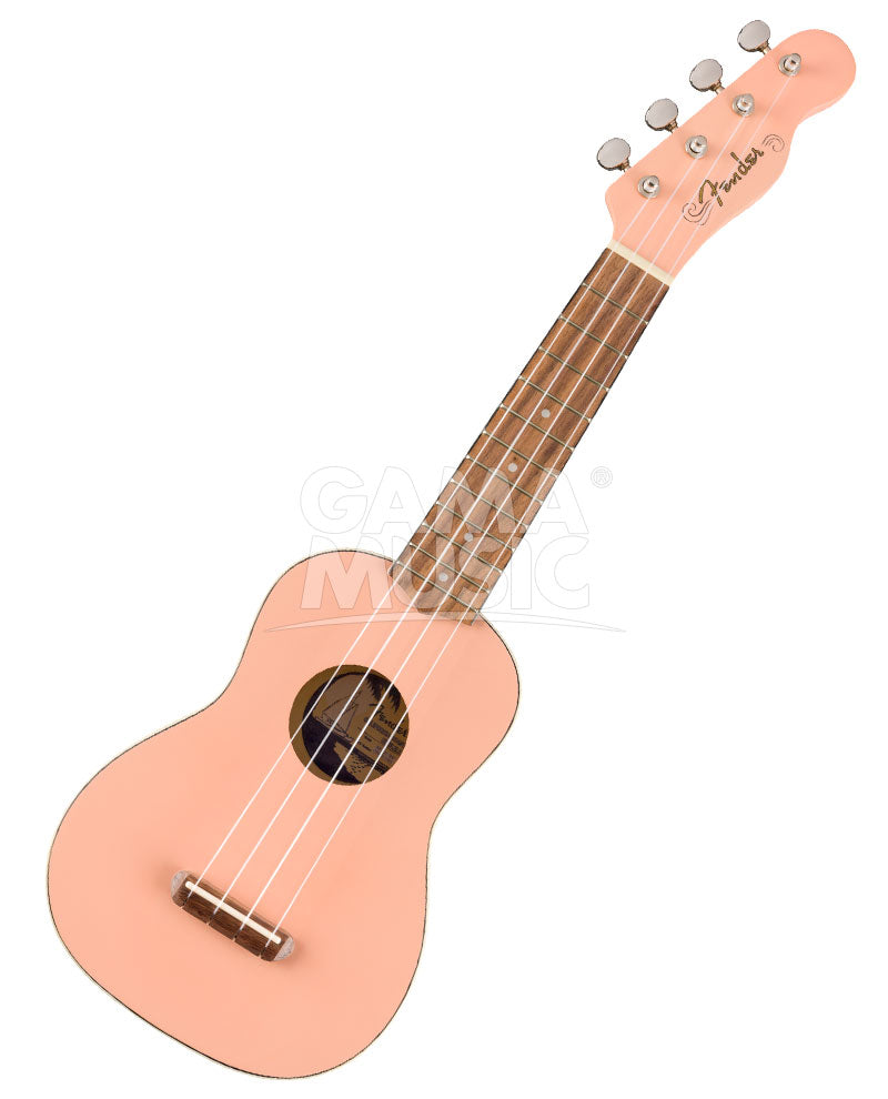 Ukulele Fender 0971610556 Venice Soprano Shell Pink