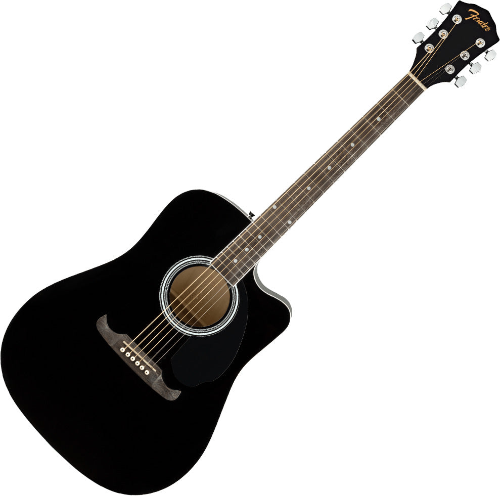 Guitarra Electroacústica Fender FA-125CE Dreadnought Black 0972713506