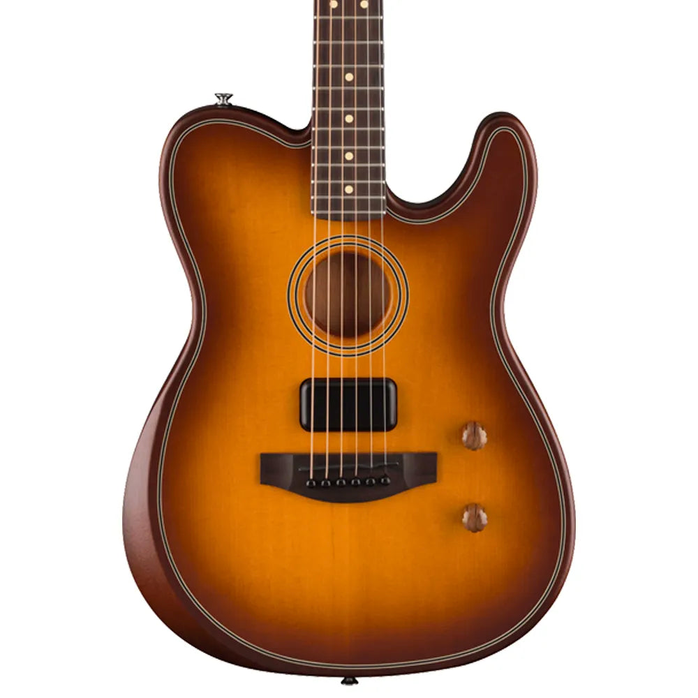 Fender 0973113542 Guitarra Electroacústica Acoustasonic Standard Telecaster Honey Burst