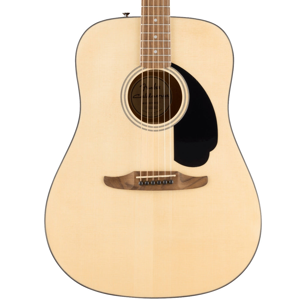 Fender 0974200421 Paquete de Guitarra Acústica California Standard Redondo Spruce Top Natural