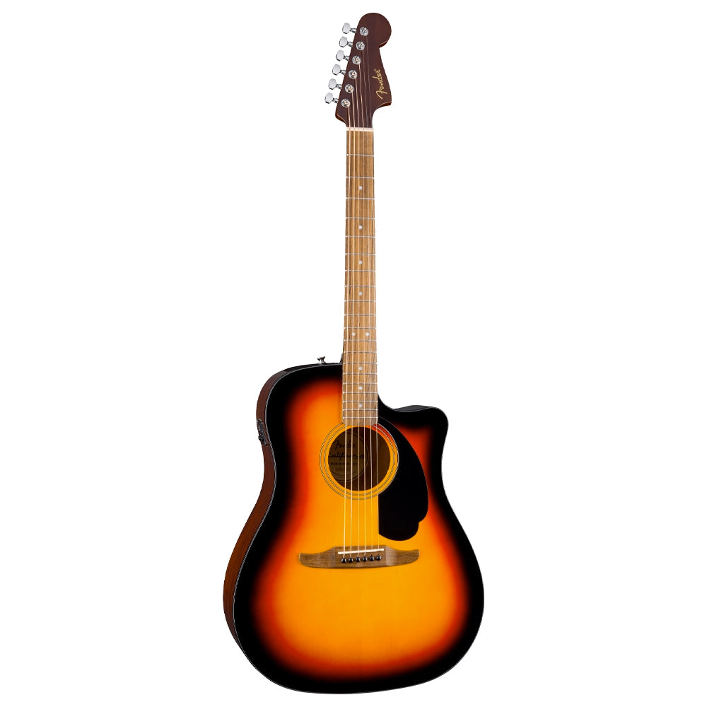 Fender 0974220500 Guitarra Electroacústica California Standard Redondo CE Spruce Top Sunburst