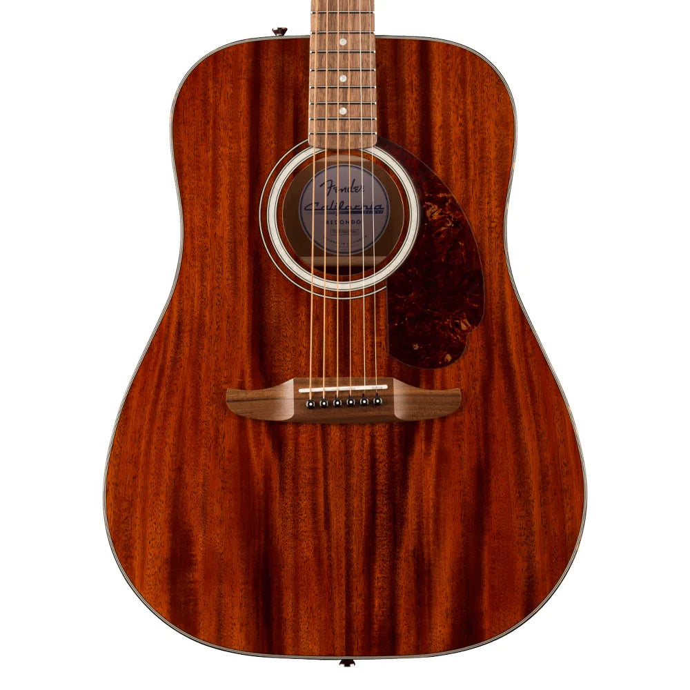 Fender 0974602521 Guitarra Electroacústica California Deluxe Redondo Caoba Acabado Natural