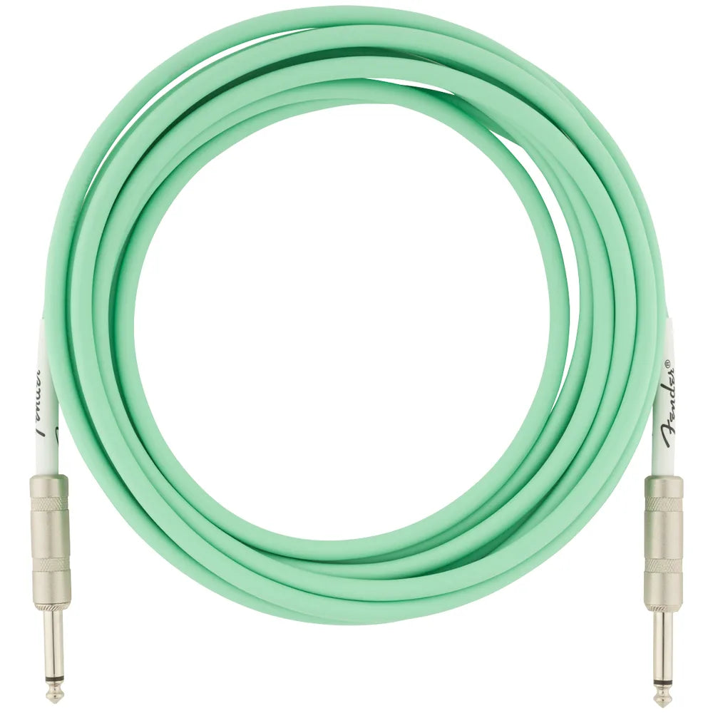 Fender 0990515058 Cable Instrumento Original Series Instrument Cable 15' Surf Green 4.5m