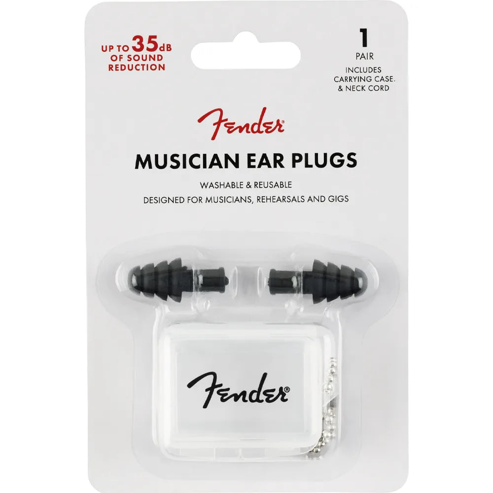 Fender 0990542000 Tapones Musician Series Ear Plugs Black