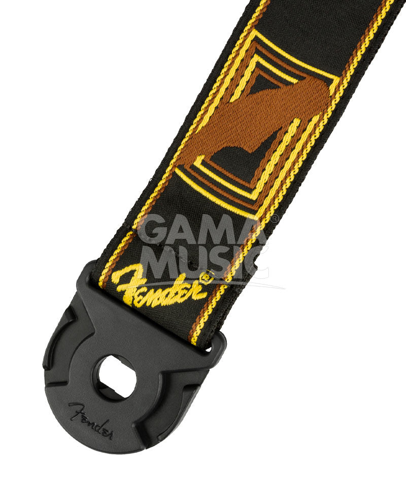 Tahalí Fender 0990629001 Quickgrip BL/YL/BR Mono Strap
