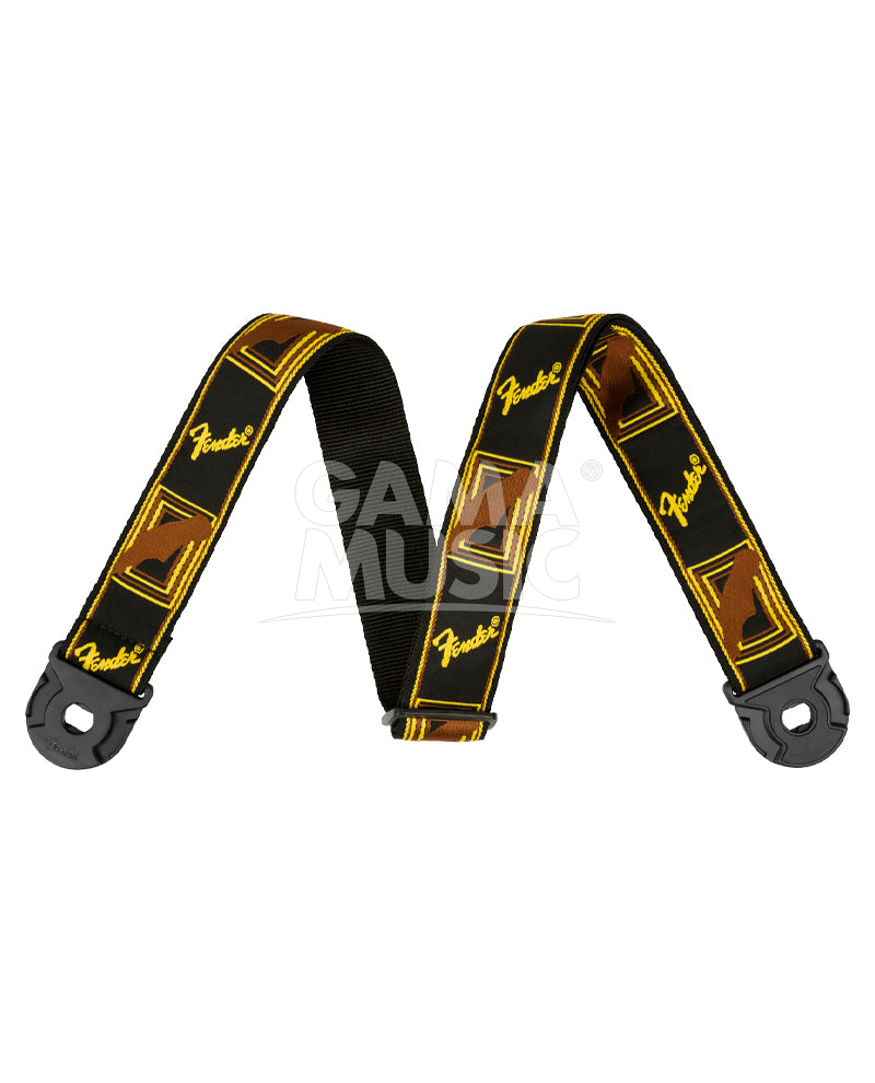 Tahalí Fender 0990629001 Quickgrip BL/YL/BR Mono Strap