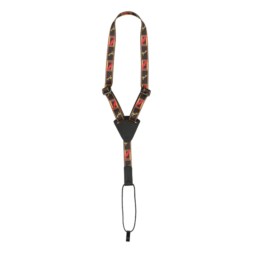 Tahalí para ukulele 1in Negro/Rojo/Amarillo FENDER 0990630002