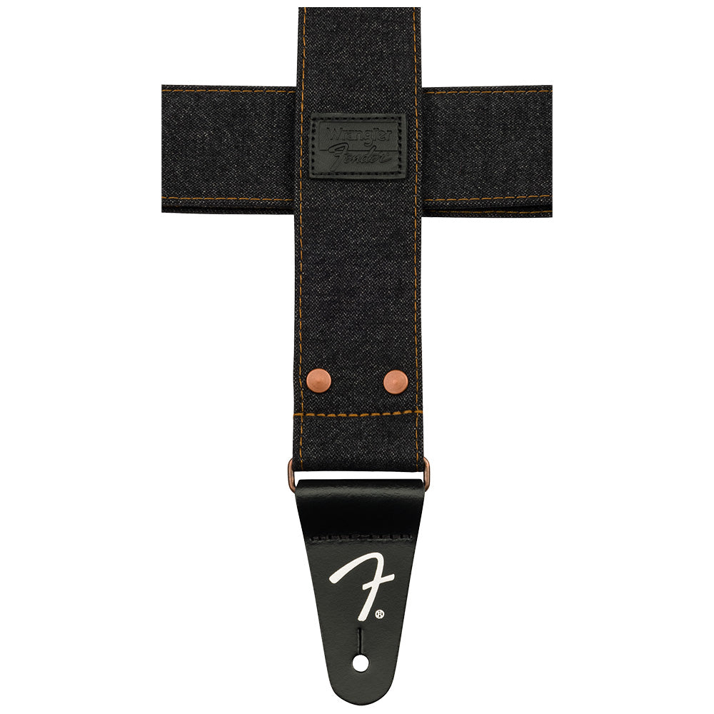 Fender Wrangler Denim Black Rivet Tahalí 0990638005