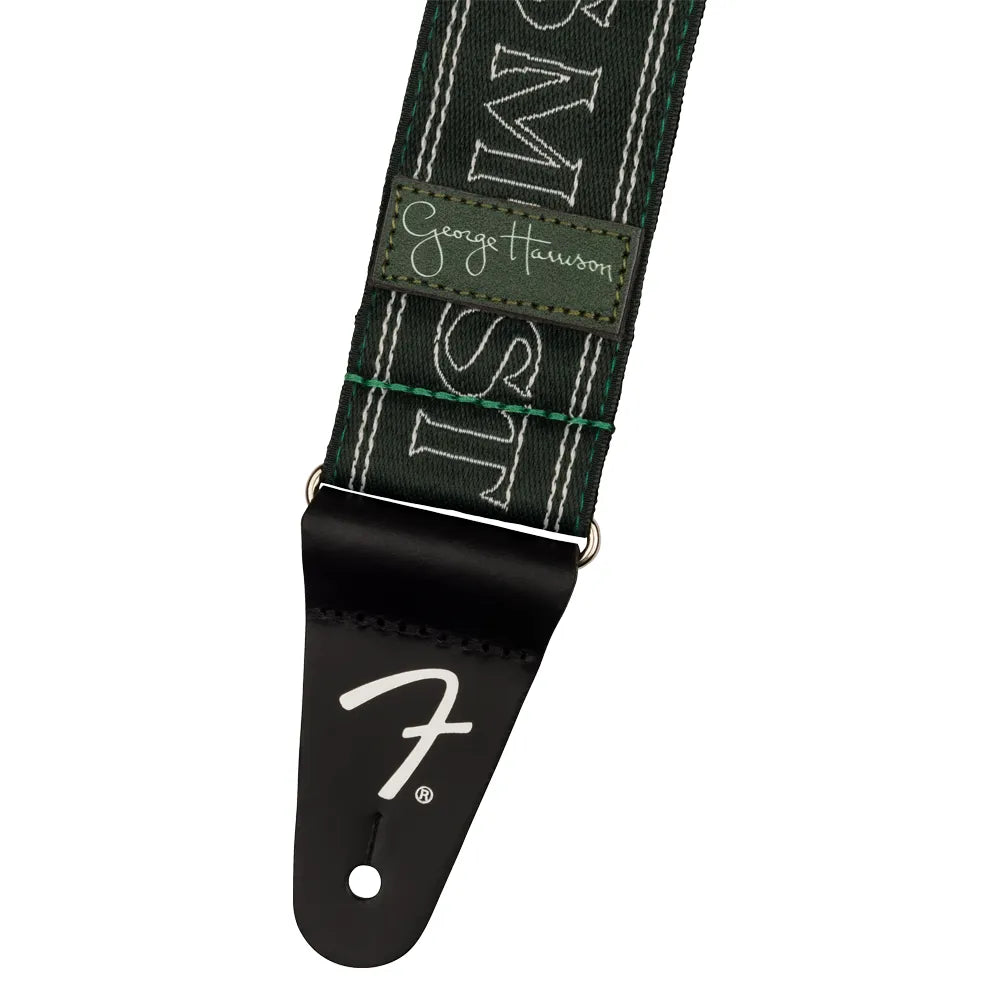 Fender 0990639048 Tahalí George Harrison All Things Must Pass Logo Strap Green