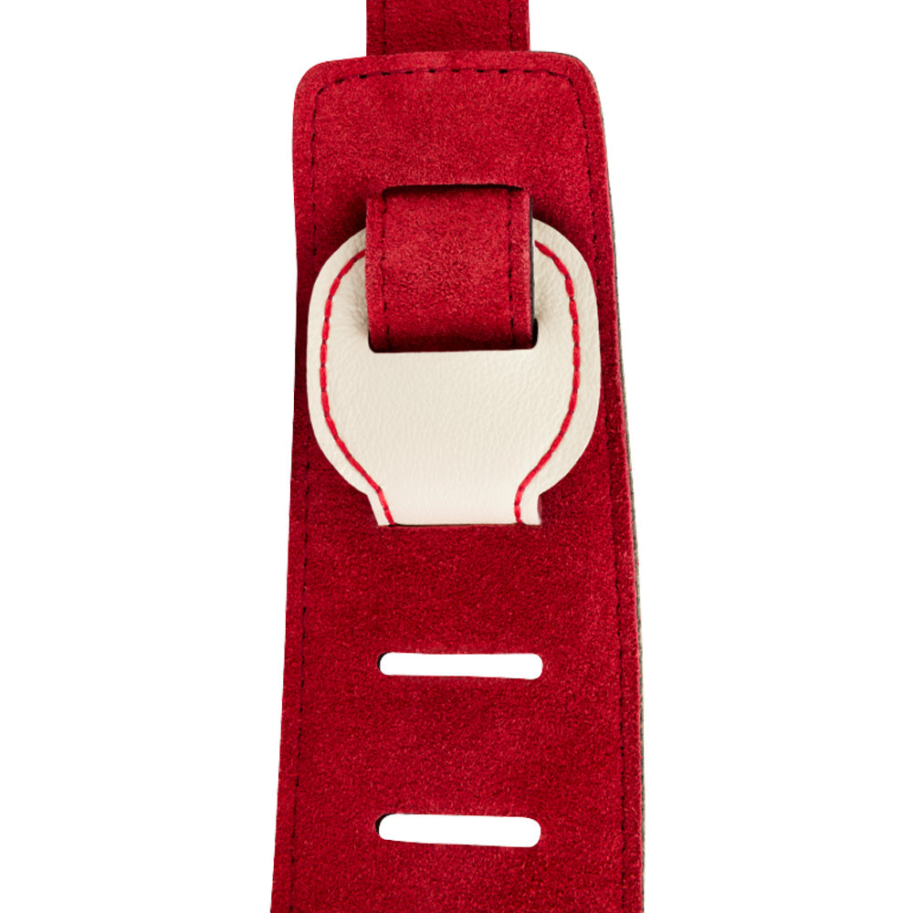 Fender John 5 Signature Leather white Red Tahalí 0990650109