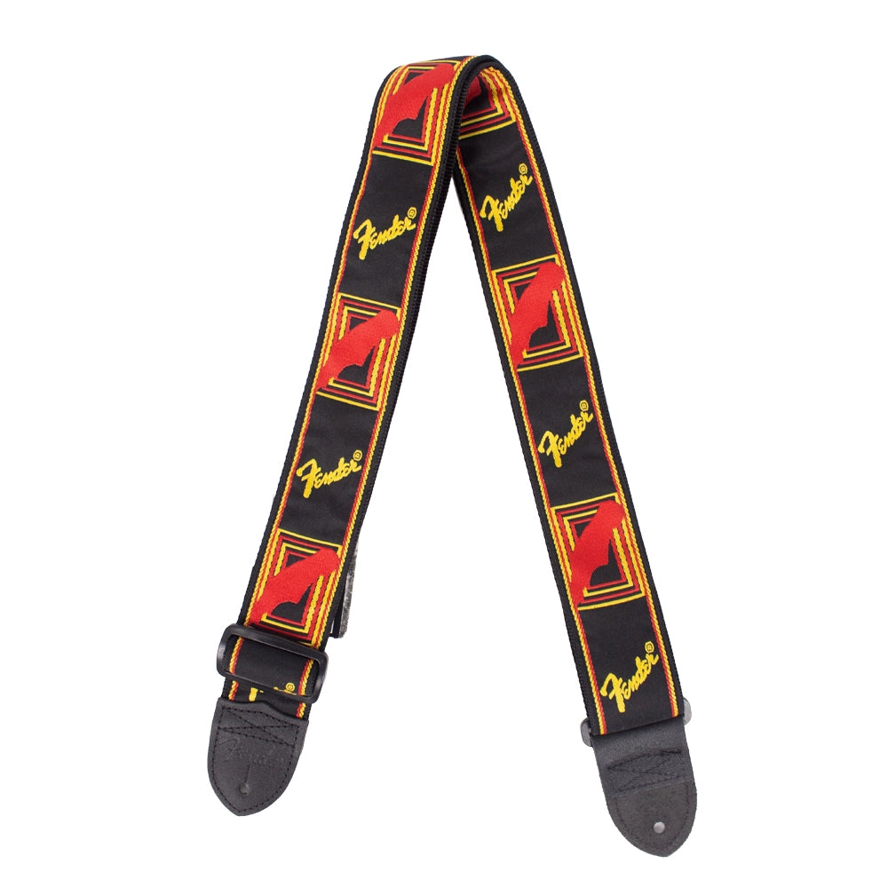 FENDER 0990681500 Tahalí 2in Negro/Amarillo/Rojo