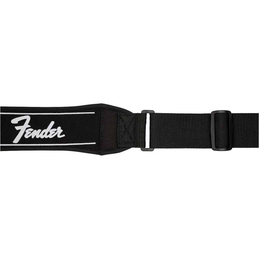 Fender 0990694209 Tahalí 2.5" Swell Neoprene Logo Strap Running Logo