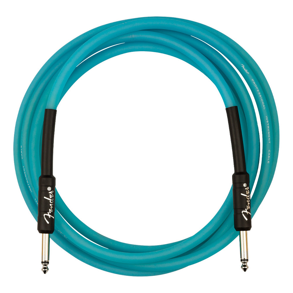 Cable Instrumento Fender 0990810108 Professional Series Glow in the Dark Cable Blue 10