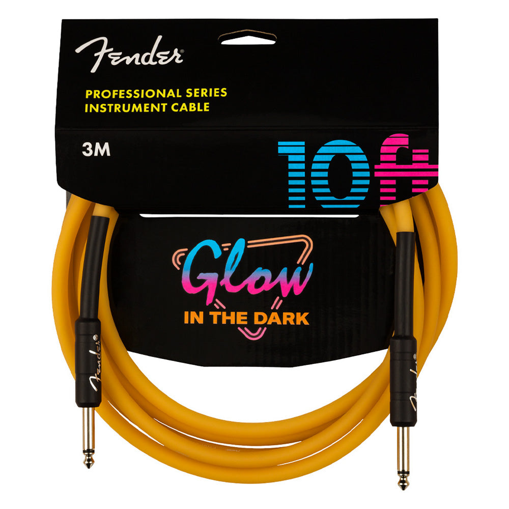 Cable Instrumento Fender 0990810113 Professional Series Glow in the Dark Cable Orange 10
