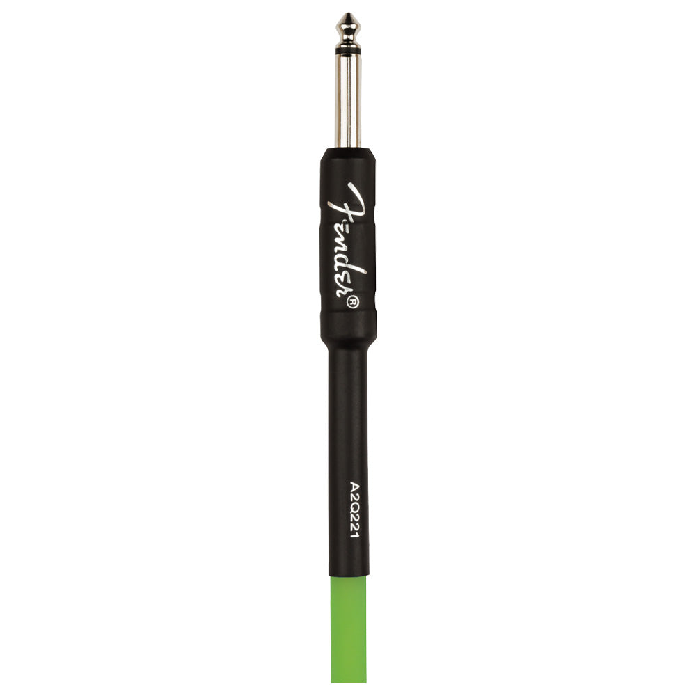 Cable Instrumento Fender 0990810119 Professional Series Glow in the Dark Cable Green 10
