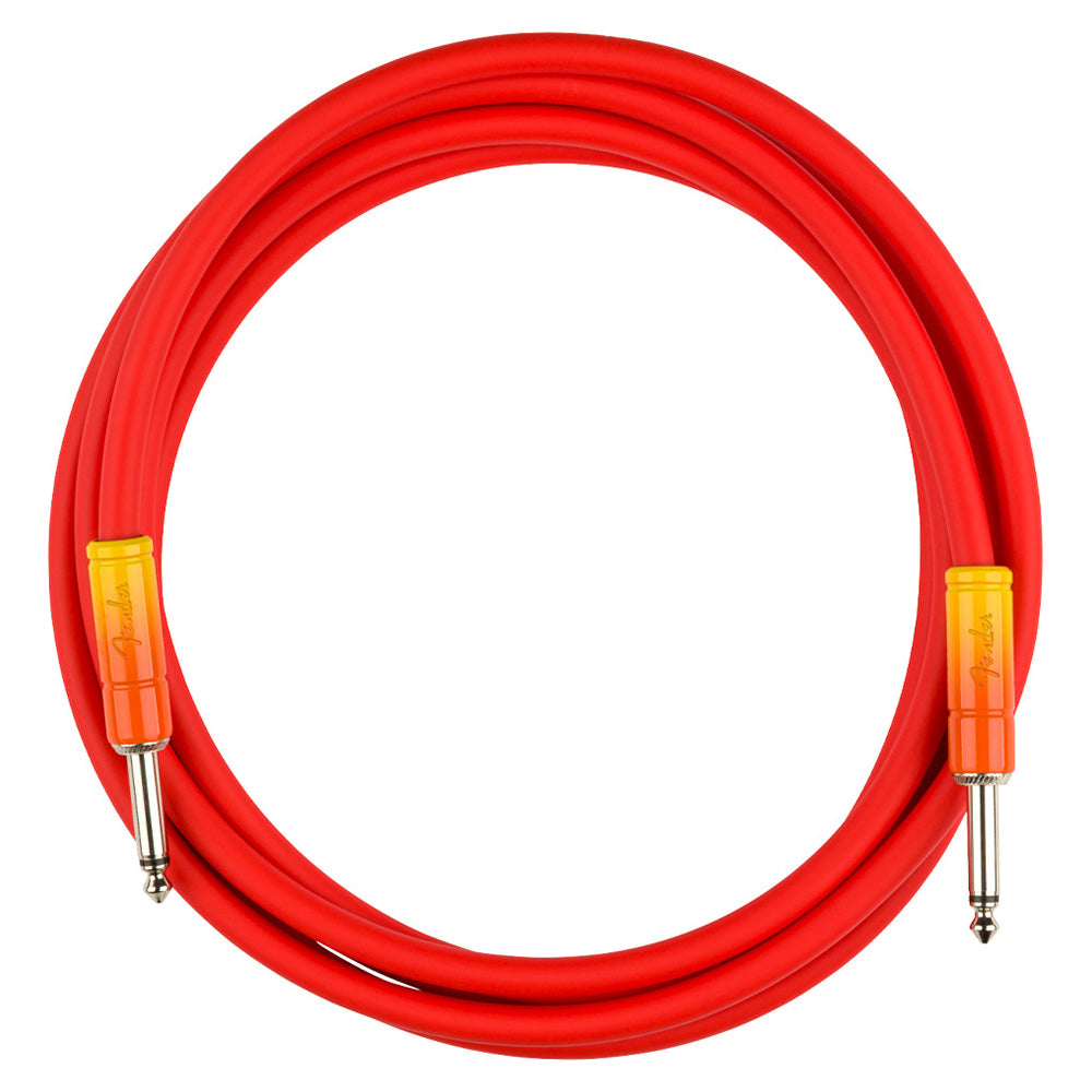 Fender 0990810200 Cable Instrumento 10in Ombré Tequila Sunrise 3m