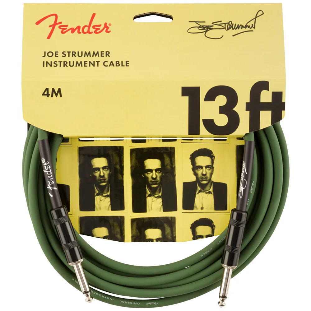 Fender 0990810276 Cable Instrumento Joe Strummer Pro 13' Instrument Cable Drab Green