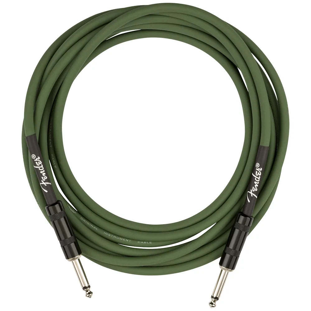 Fender 0990810276 Cable Instrumento Joe Strummer Pro 13' Instrument Cable Drab Green 4m