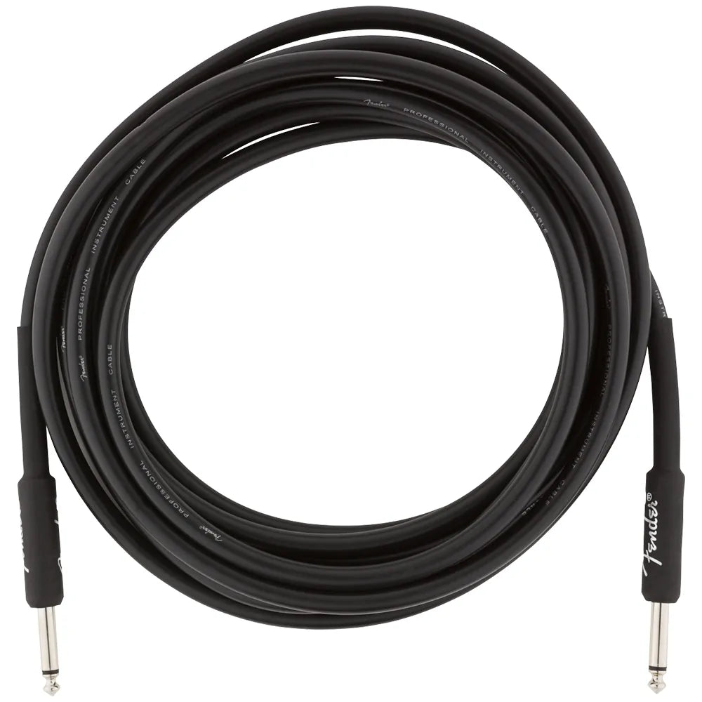 Fender 0990820021 Cable Instrumento Professional Series Instrument Cable Straight/Straight 15' Black