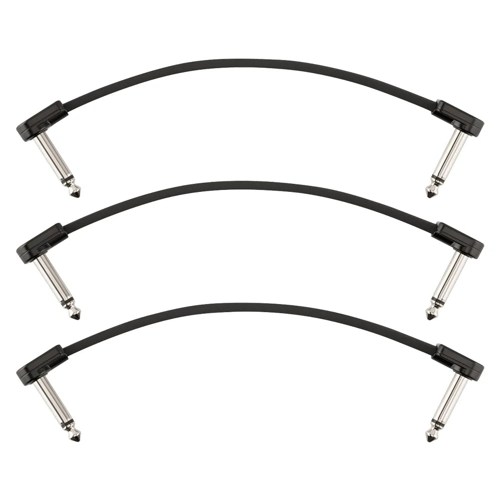 Fender 0990825008 Cable Blockchain 6 Patch Cable 3-pack Angle/Angle