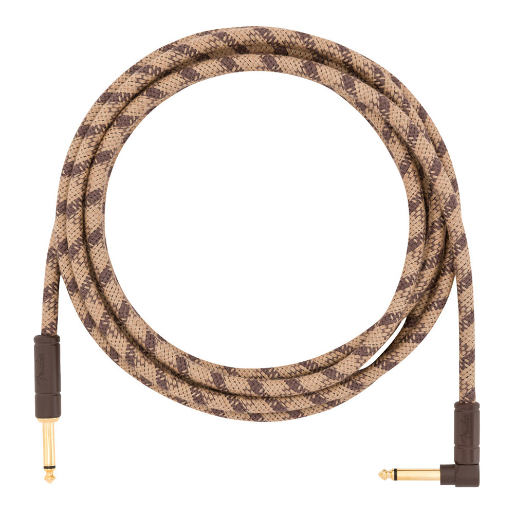 Cable Instrumento Fender 0990910022 10in Hemp Ang Brown Stripe Festival