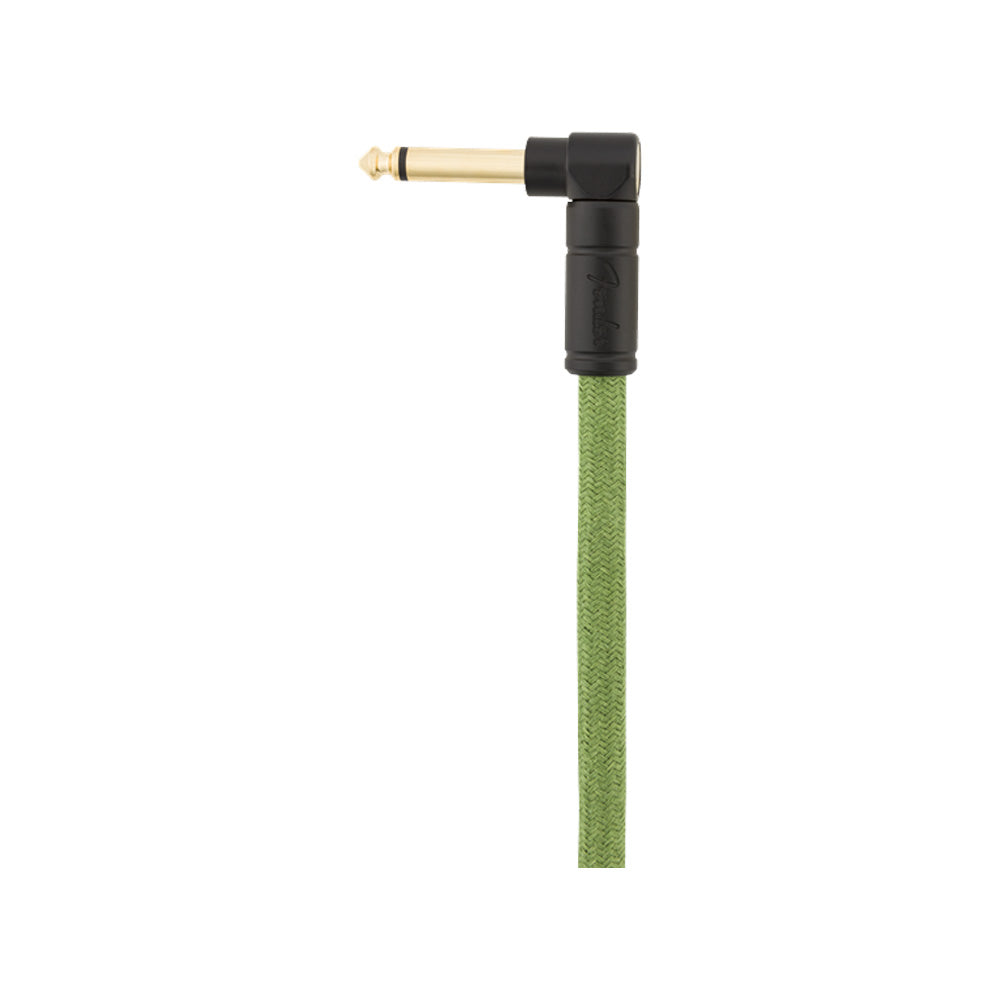 Cable Instrumento Fender 0990910062 10in Angle Pure Hemp Green Festival