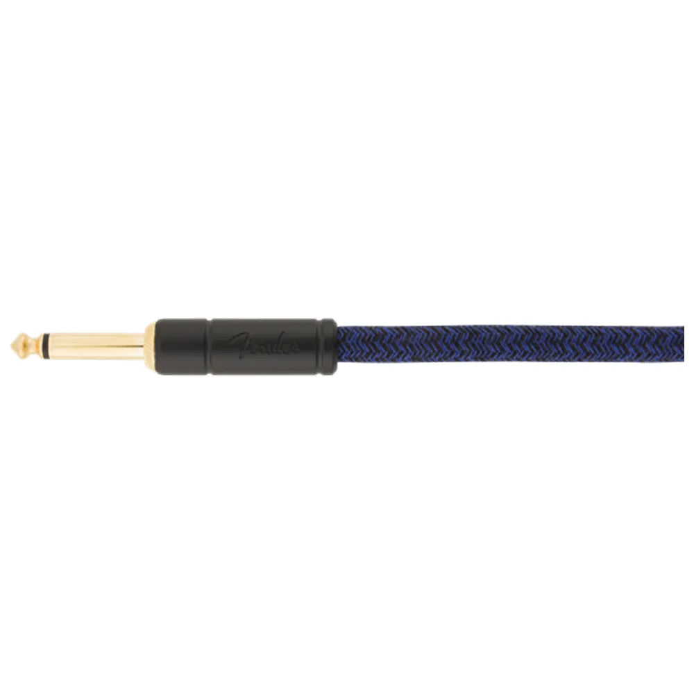 Fender 0990910073 Cable Festival Instrument Cable Straight/Angle 10' Pure Hemp Blue Dream