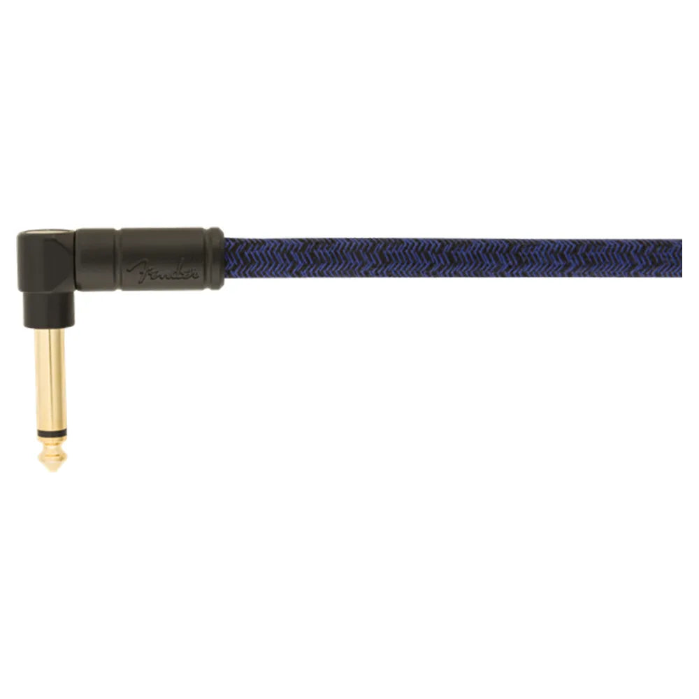 Fender 0990910073 Cable Festival Instrument Cable Straight/Angle 10' Pure Hemp Blue Dream