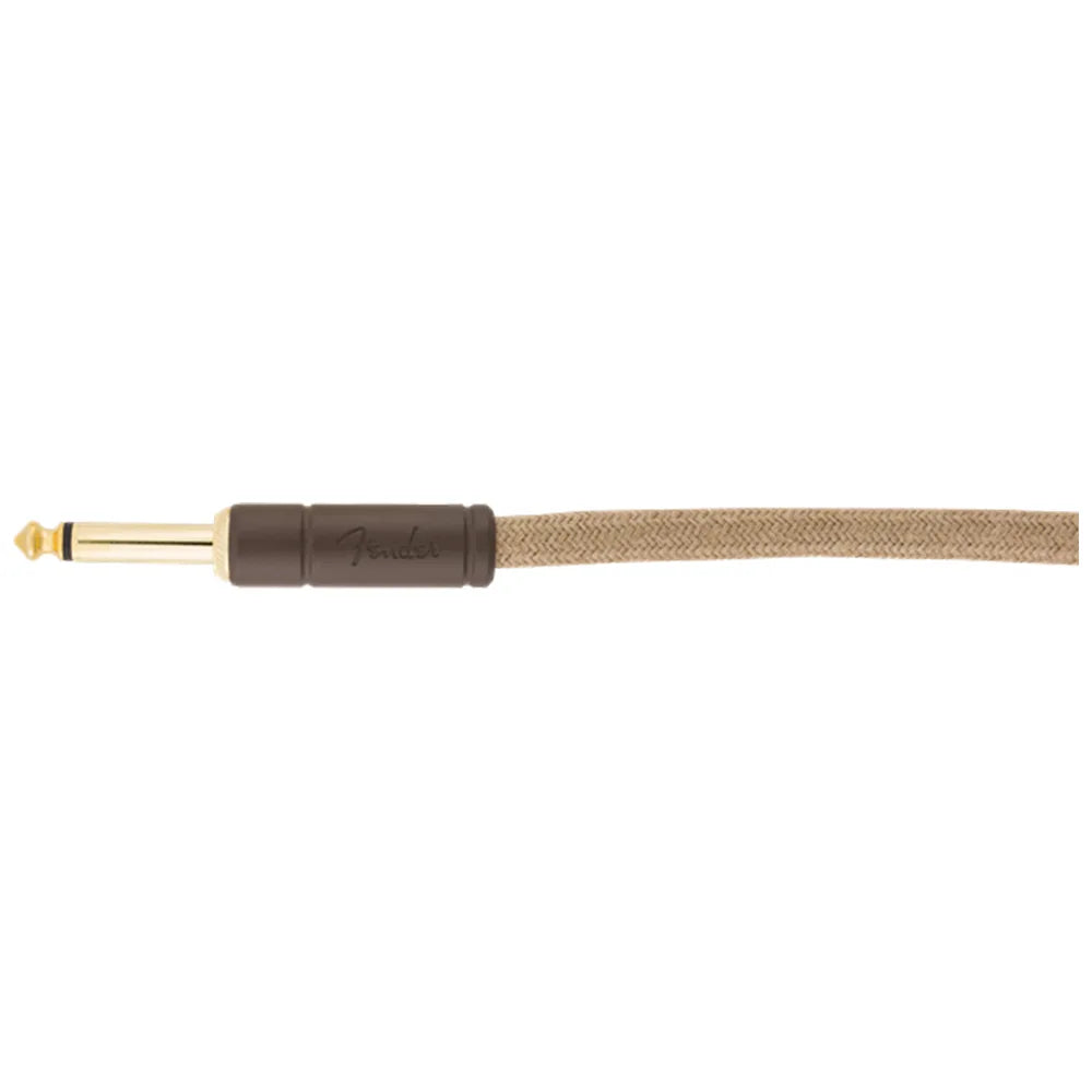 Fender 0990918021 Cable Instrumento Festival Instrument Cable Straight/Angle 18.6' Pure Hemp Natural