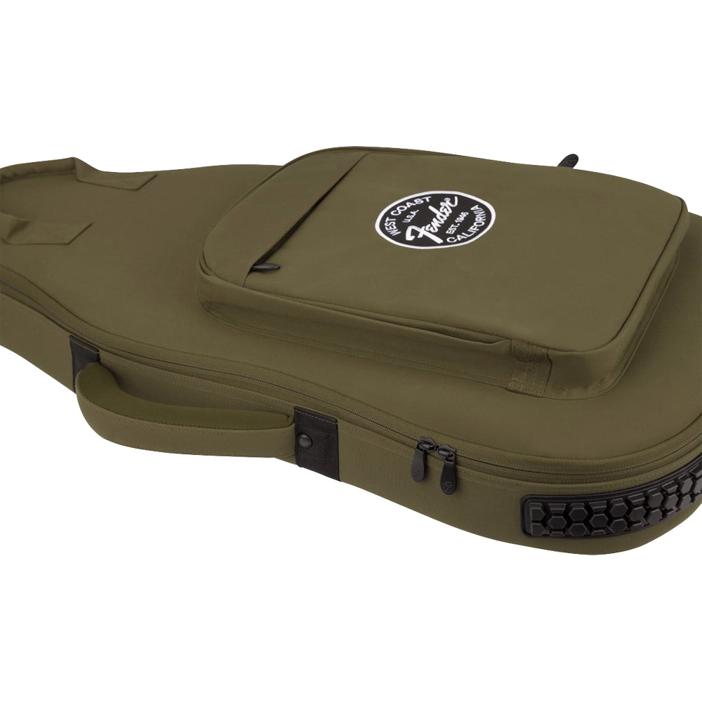 Fender 0991512498 Funda para Guitarra Eléctrica Troubadour Color Oliva