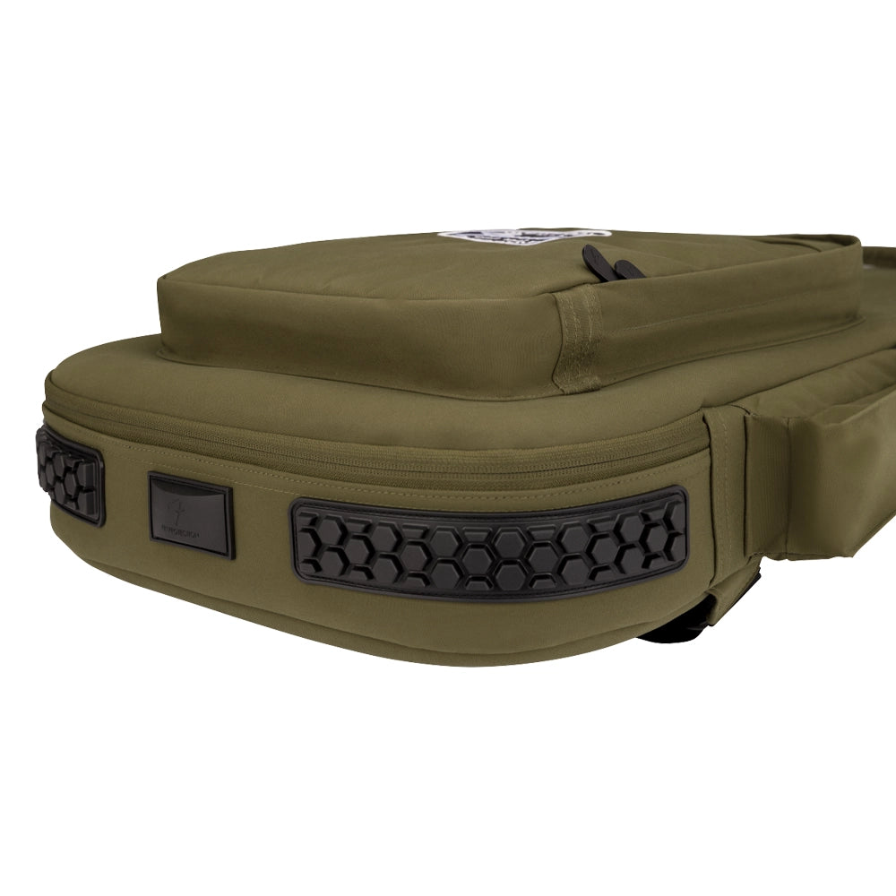 Fender 0991513498 Funda para Bajo Eléctrico Troubadour Color Verde Oliva