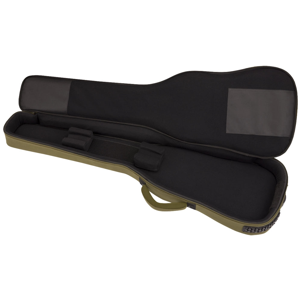 Fender 0991513498 Funda para Bajo Eléctrico Troubadour Color Verde Oliva
