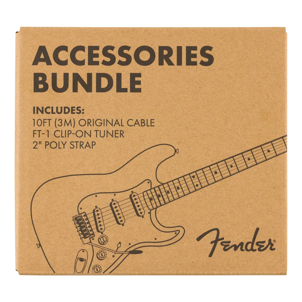 Fender Bundle Pack Cable, Afinador Y Tahalí 0992018005