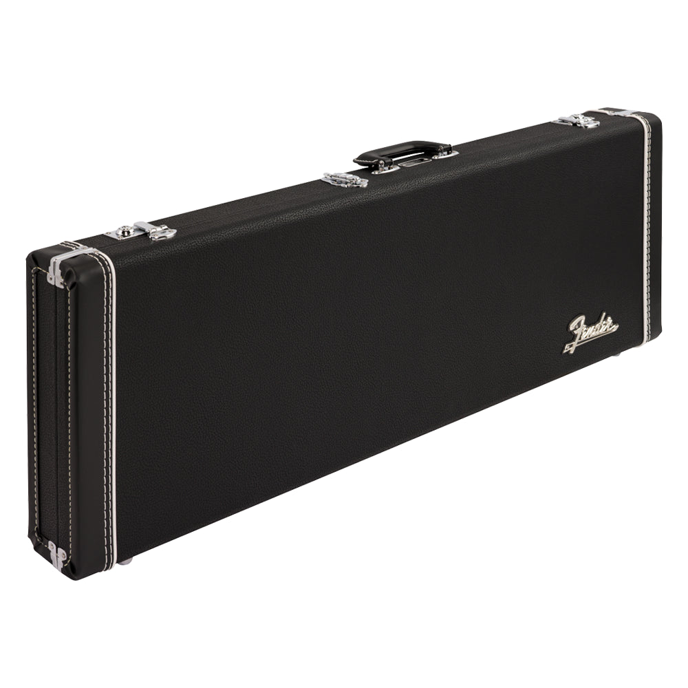 Fender 0996107306 Estuche Guitarra Eléctrica Classic Series Wood Case Strat/Tele para Zurdos Negro