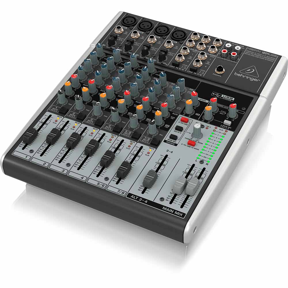 Mezcladora Xenyx Behringer 1204USB 8 Canales USB