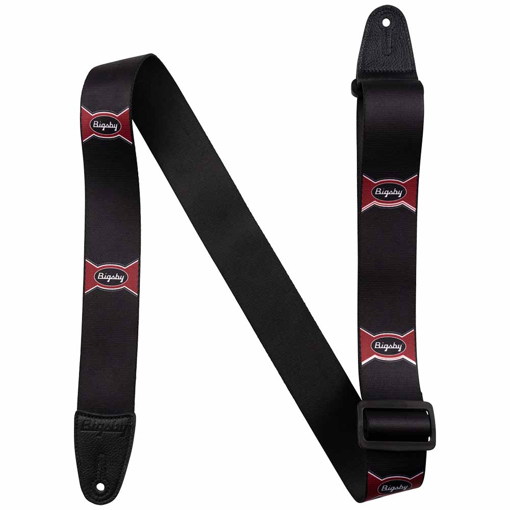 Tahalí Fender 1802726002 Bigsby Bowtie Graphic Strap Black