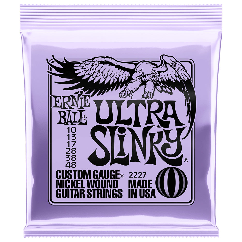 Encordadura Guitarra Eléctrica E.Ball ERNIEBALL 2227 Ultra Slinky Niquel 0.010 - 0.048