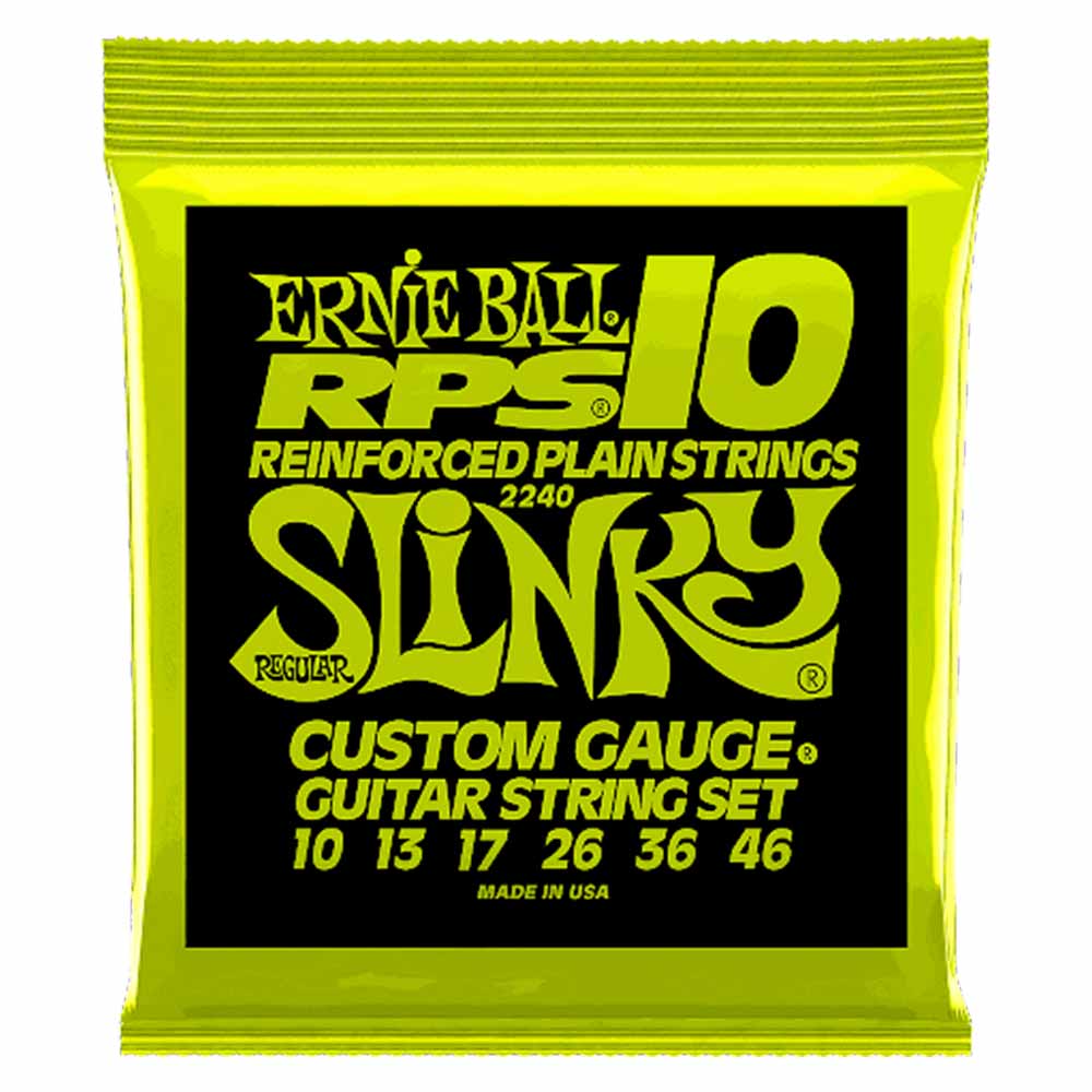 Encordadura Guitarra Eléctrica Ernieball 2240 Rps Regular Slinky 0.010-0.046