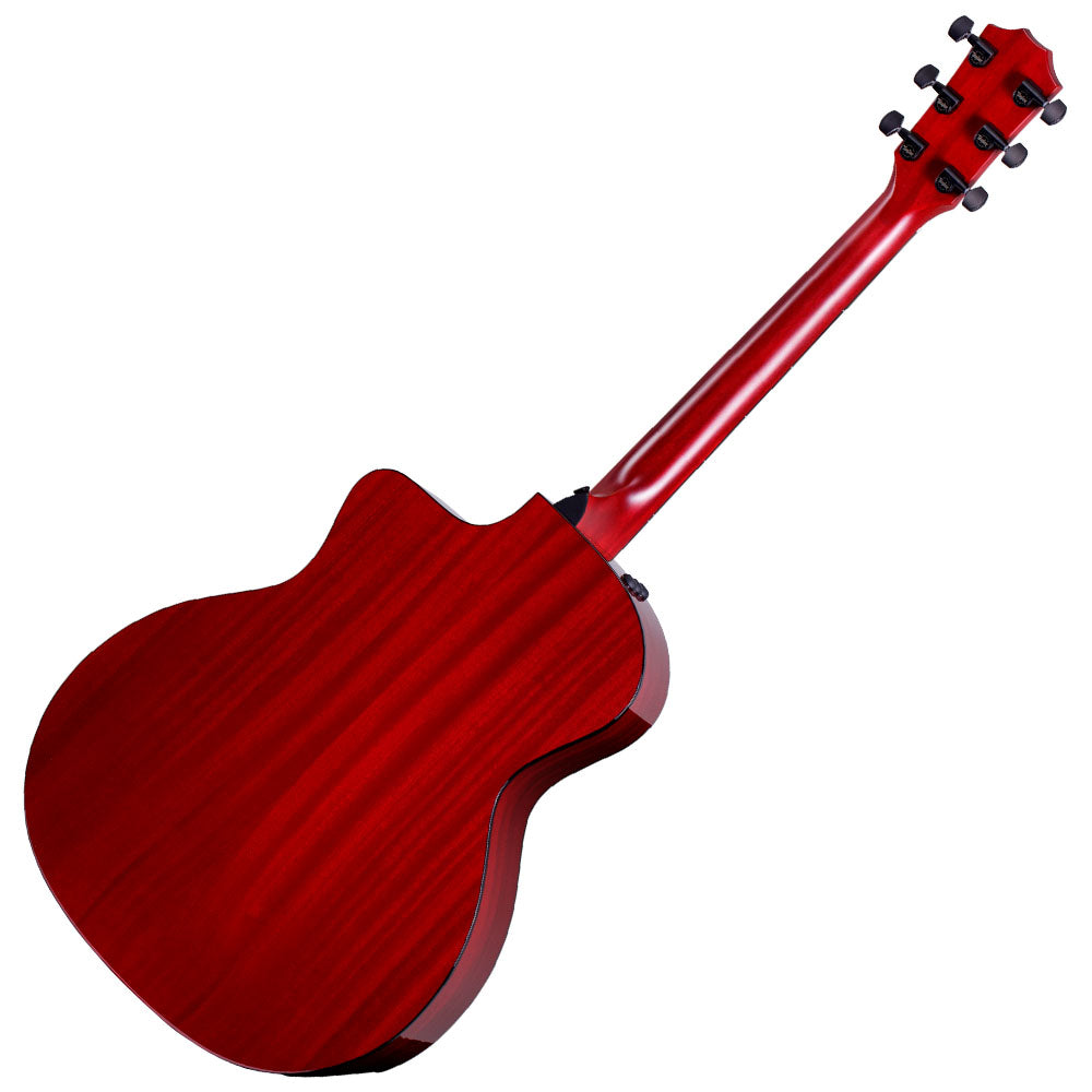 Taylor Sapele Mahogany Trans Red Guitarra Electroacústica 224cedlxltdtr 224CEDLXLTDTR