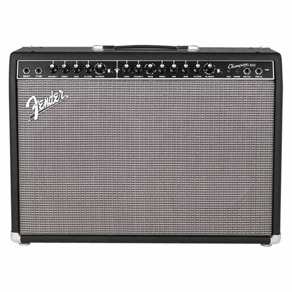 Combo Champion 100 Black and Silver 100W 2x12in FENDER 2330400000