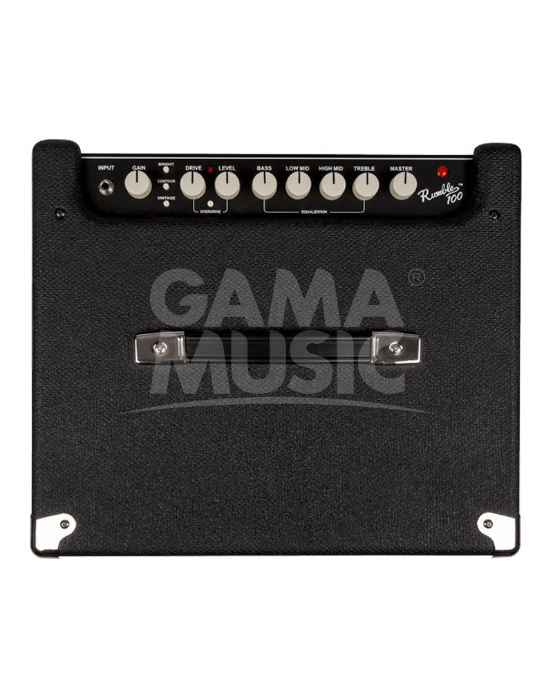 Fender Rumble 100 Black and Silver 100W Amplificador para Bajo 2370400000