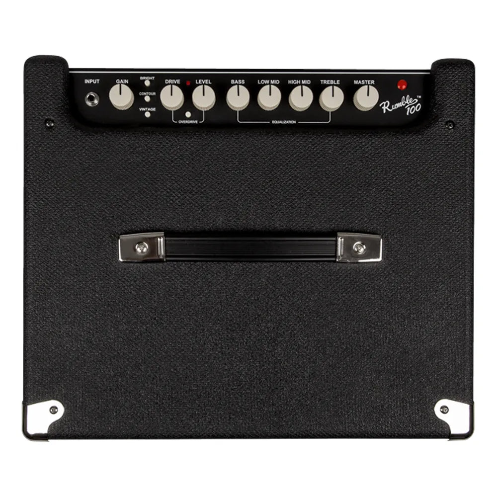 Fender Rumble 100 Black and Silver 100W Amplificador para Bajo 2370400000