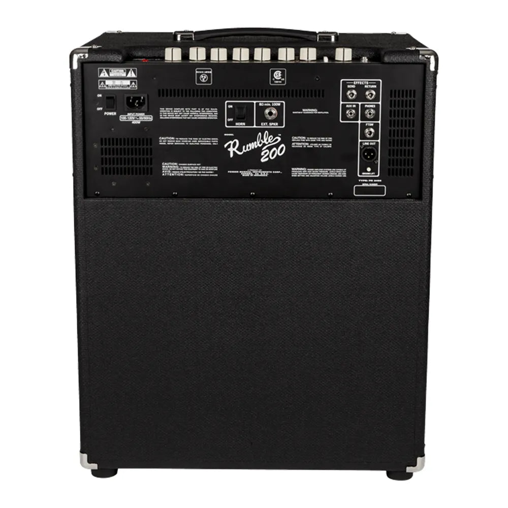 Combo Rumble 200 Black and Silver 200W FENDER 2370500000
